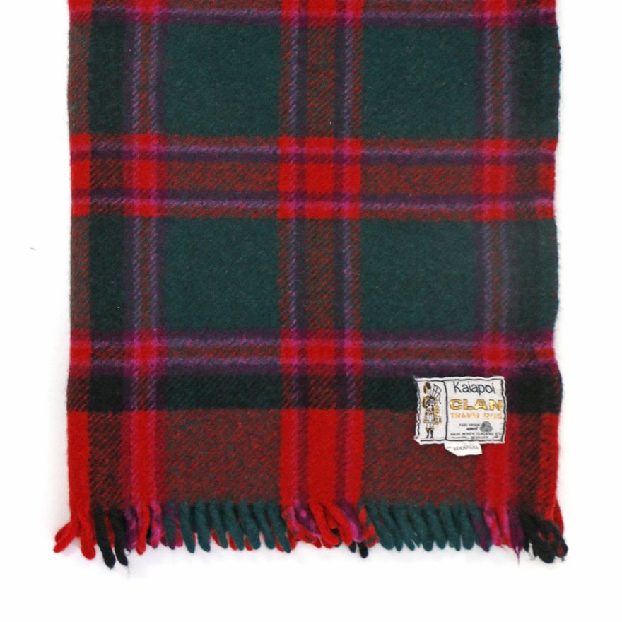 Kaiapoi Petone group textiles - Clan travel rug