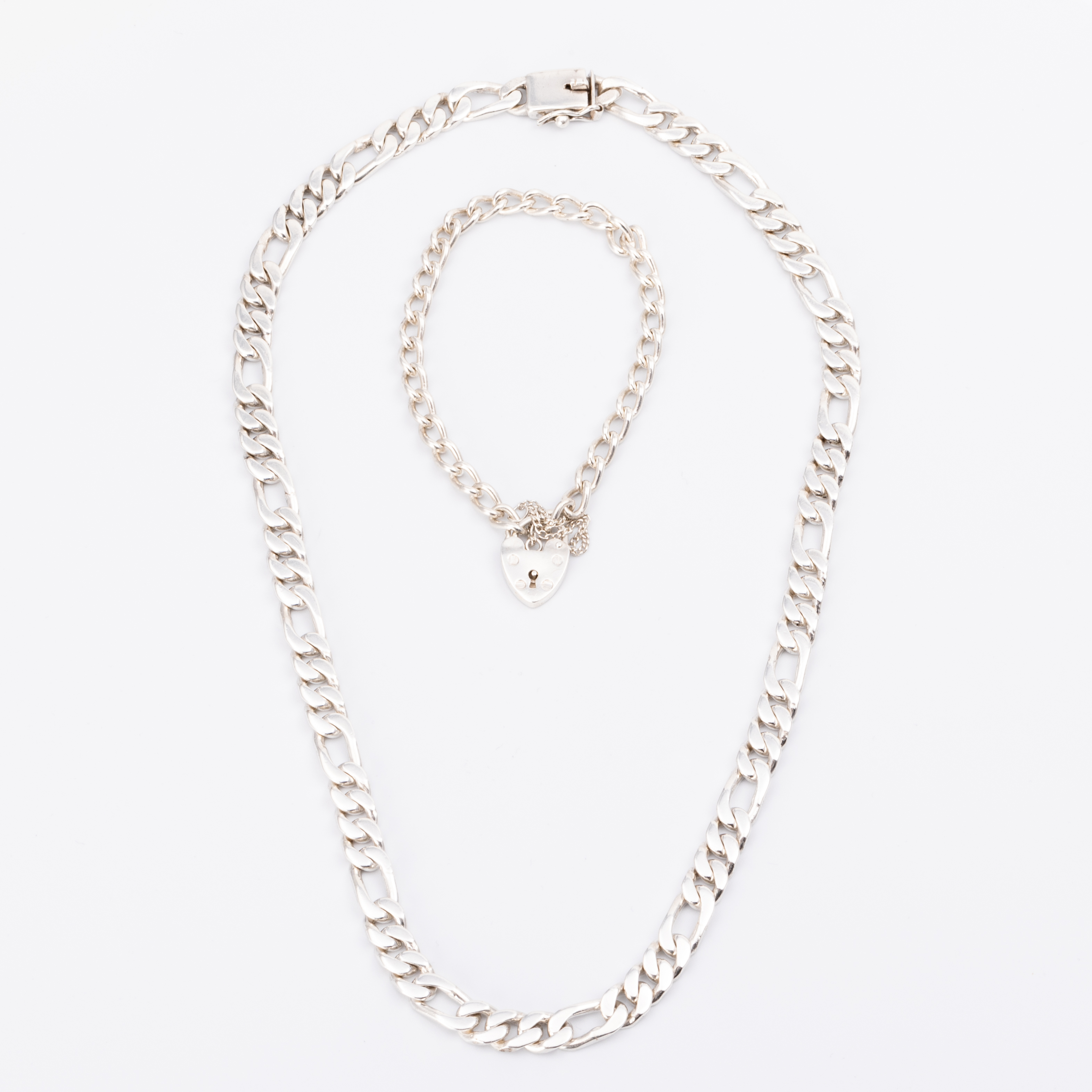 Sterling Silver Necklace & Bracelet