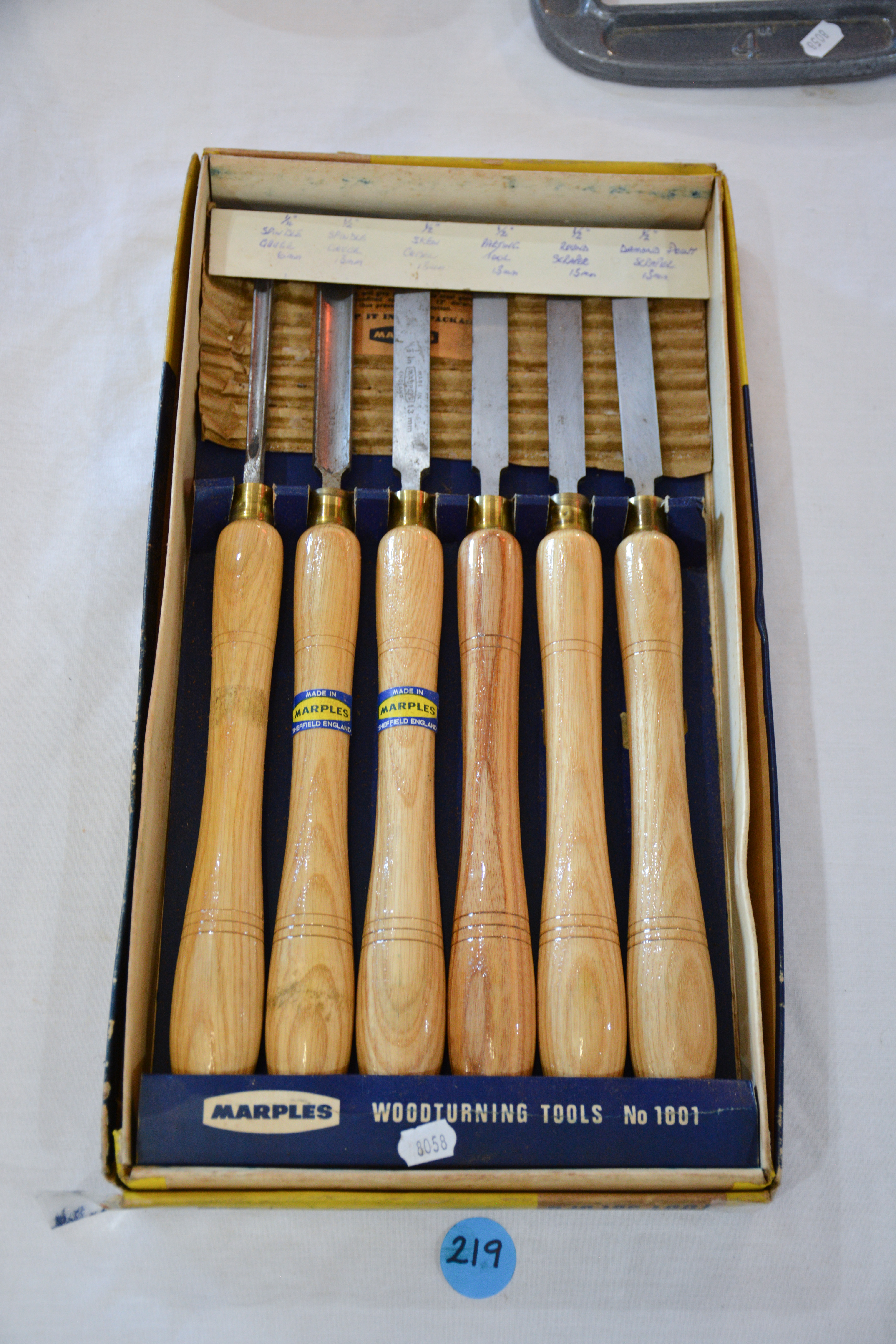 Boxed Marples Wood Turning Chisels — NZ auction result