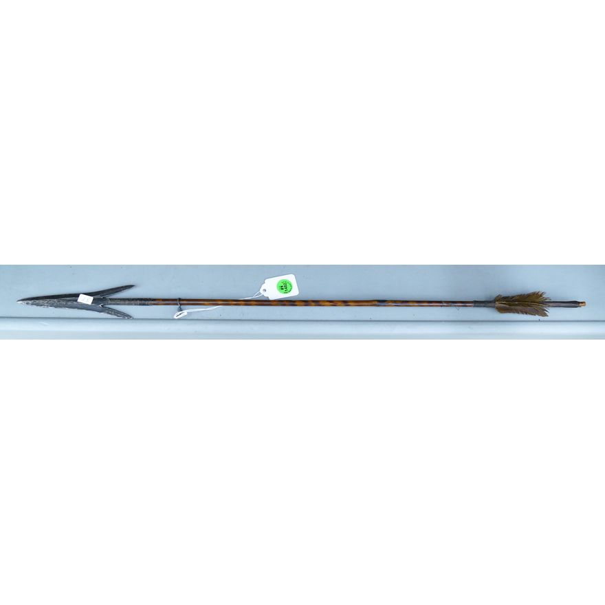 Old Ethnic Bamboo and Steel Arrow 26''