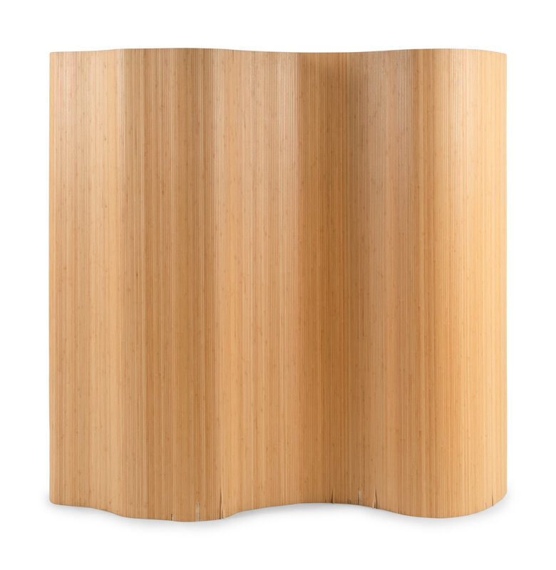 A Modernist Bamboo Floor Screen in the Style of Charles and Ray Eames