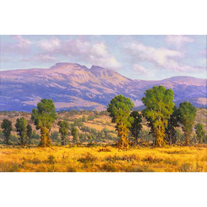 Dick Heichberger (1945- ): Sleeping Indian Mountain