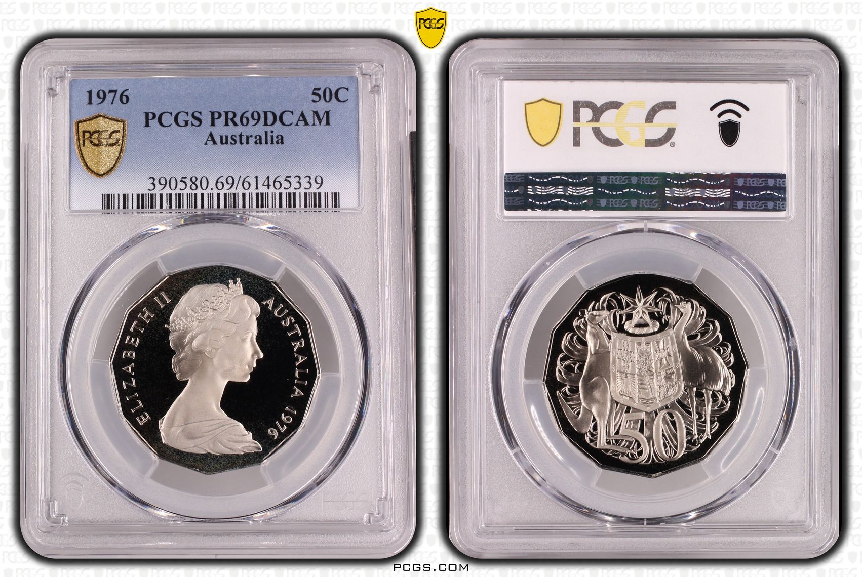 Fifty Cent, 1976, PCGS PR69DCAM