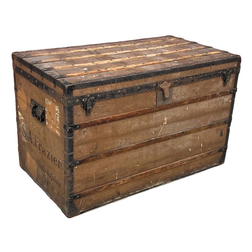 Antique Louis Vuitton Steamer Trunk