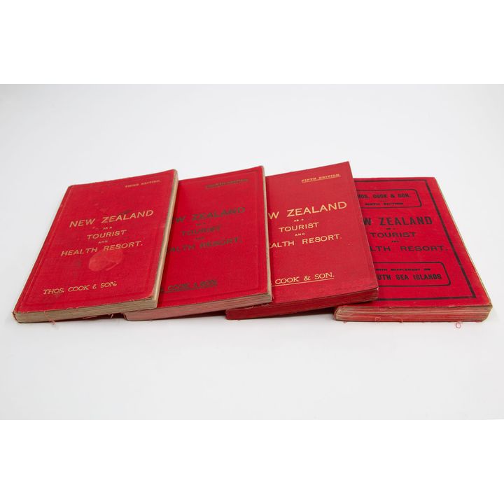 THOS. COOK & SON [publisher, 4 editions] - New Zealand as a Tourist and Health Resort.