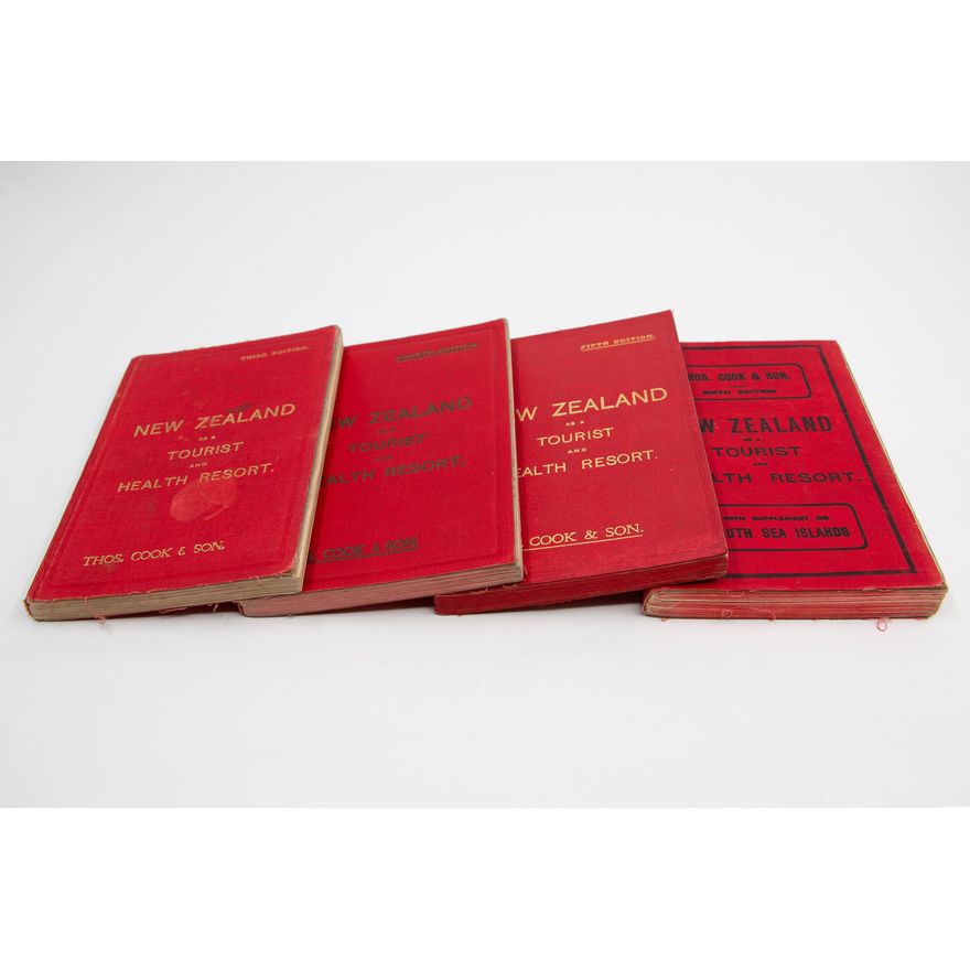 THOS. COOK & SON [publisher, 4 editions] - New Zealand as a Tourist and Health Resort.