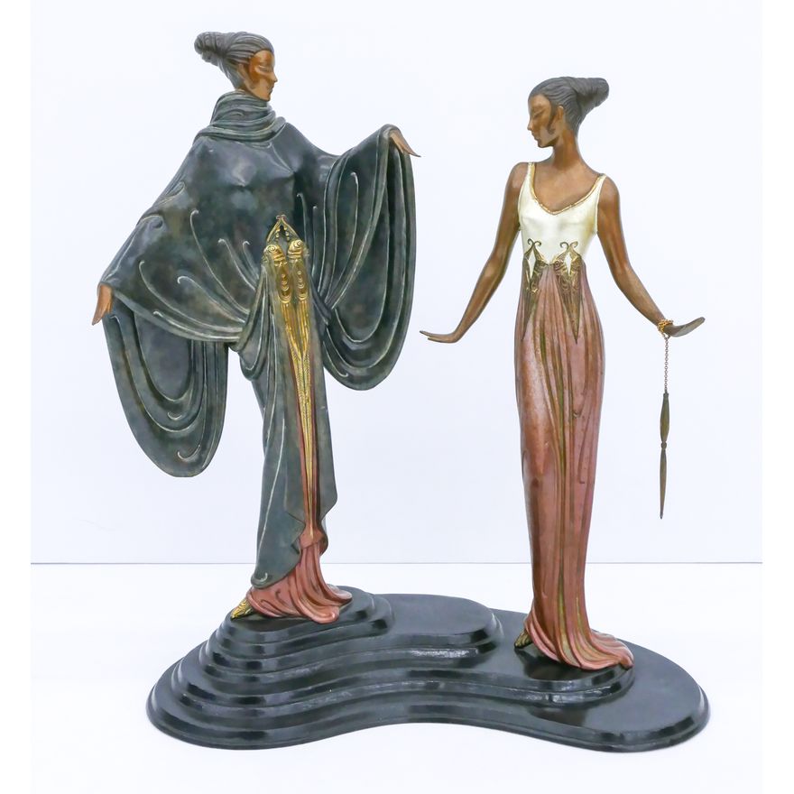 Erte ''Dream Birds'' 1988 Bronze Sculpture