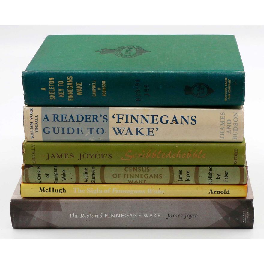 COLLECTION OF BOOKS RELATING TO JAMES JOYCE & FINNEGANS WAKE