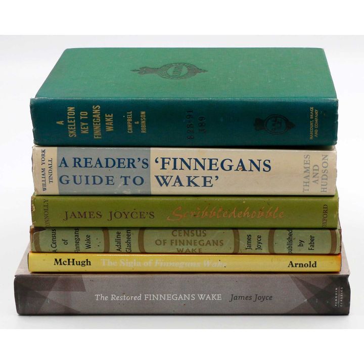 COLLECTION OF BOOKS RELATING TO JAMES JOYCE & FINNEGANS WAKE