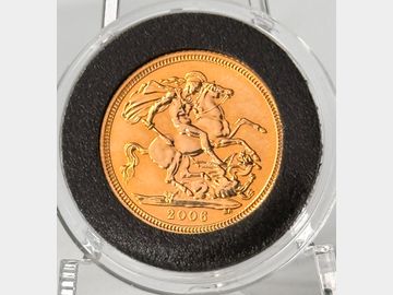2006 ELIZABETH II UNCIRCULATED GOLD HALF SOVEREIGN