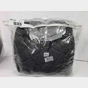 REVERSIBLE COMFORTER 5 PIECES SET CHARCOAL AND GREY - GREY - QUEEN -