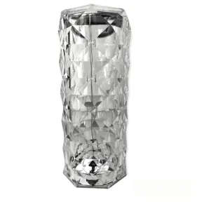Rose Diamond Crystal Multicolour Touch Lamp Three modes of light intensity |