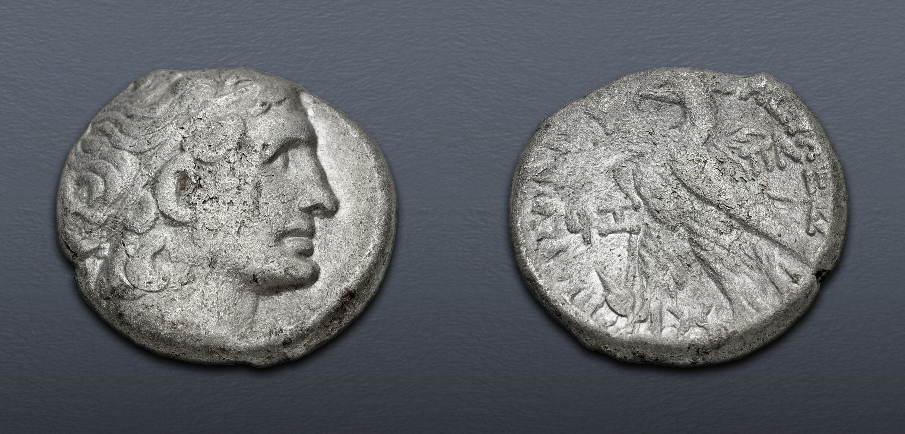 PTOLEMAIC KINGS of EGYPT. Kleopatra VII Thea Neotera. 51-30 BC. AR ...