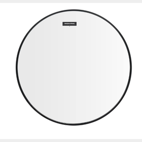CONTEMPORARY ROUND WALL MIRROR - 60CM - BLACK - S -