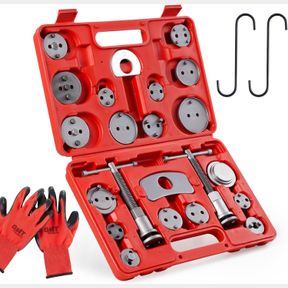 ORION MOTOR TECH 24PCS BRAKE CALIPER TOOL, HEAVY DUTY BRAKE CALIPER COMPRESSION TOOL CALIPER PISTON TOOL FOR BRAKE PAD REPLACEMENT