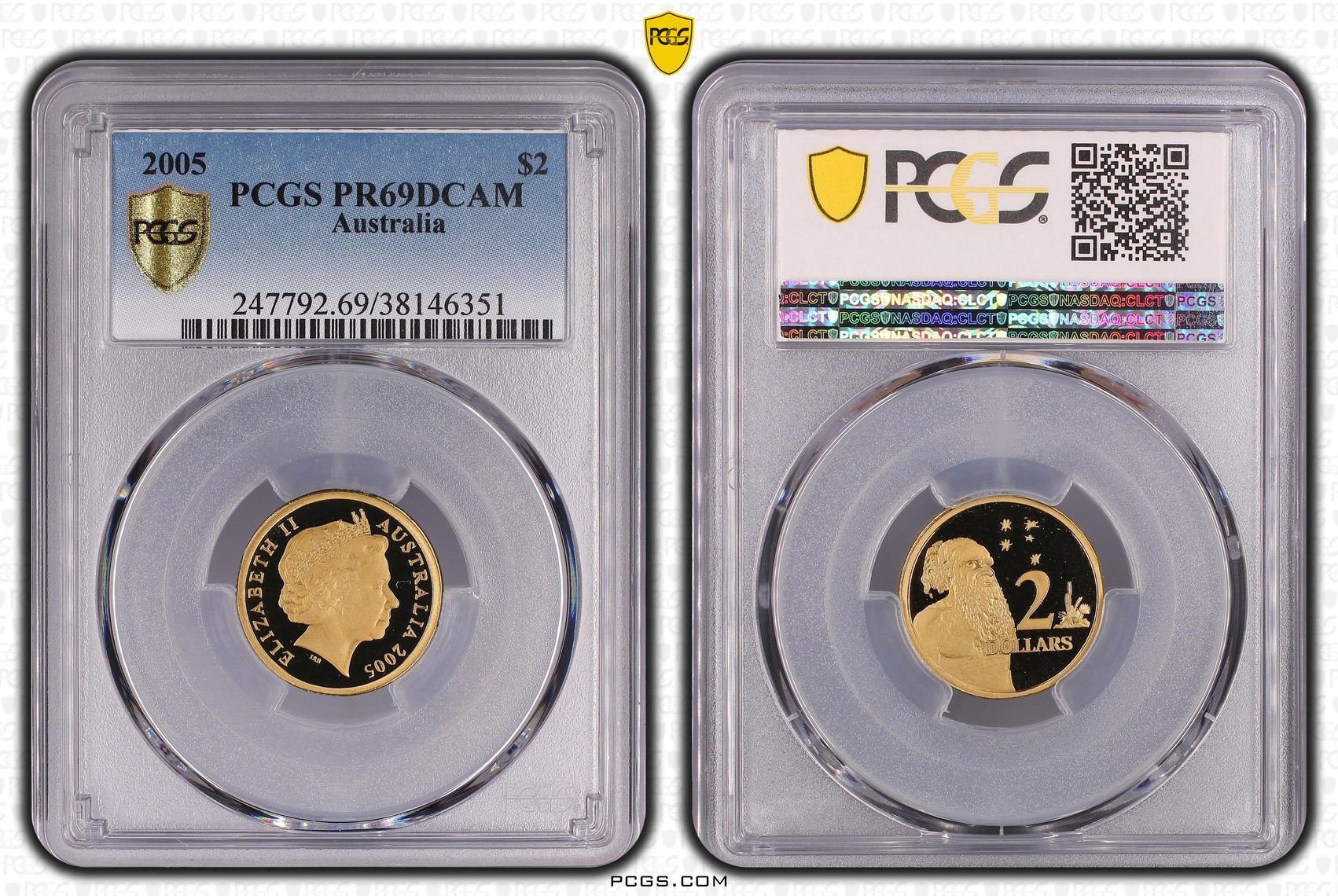 2005 Australia Two Dollar, $2 PCGS - PR69DCAM -351