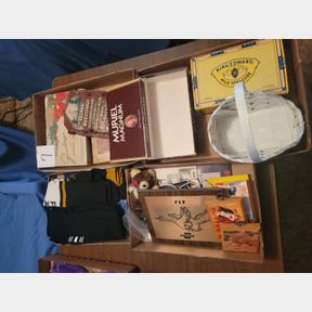4 Boxes of Fredonia Yellowjacket socks and other misc. items