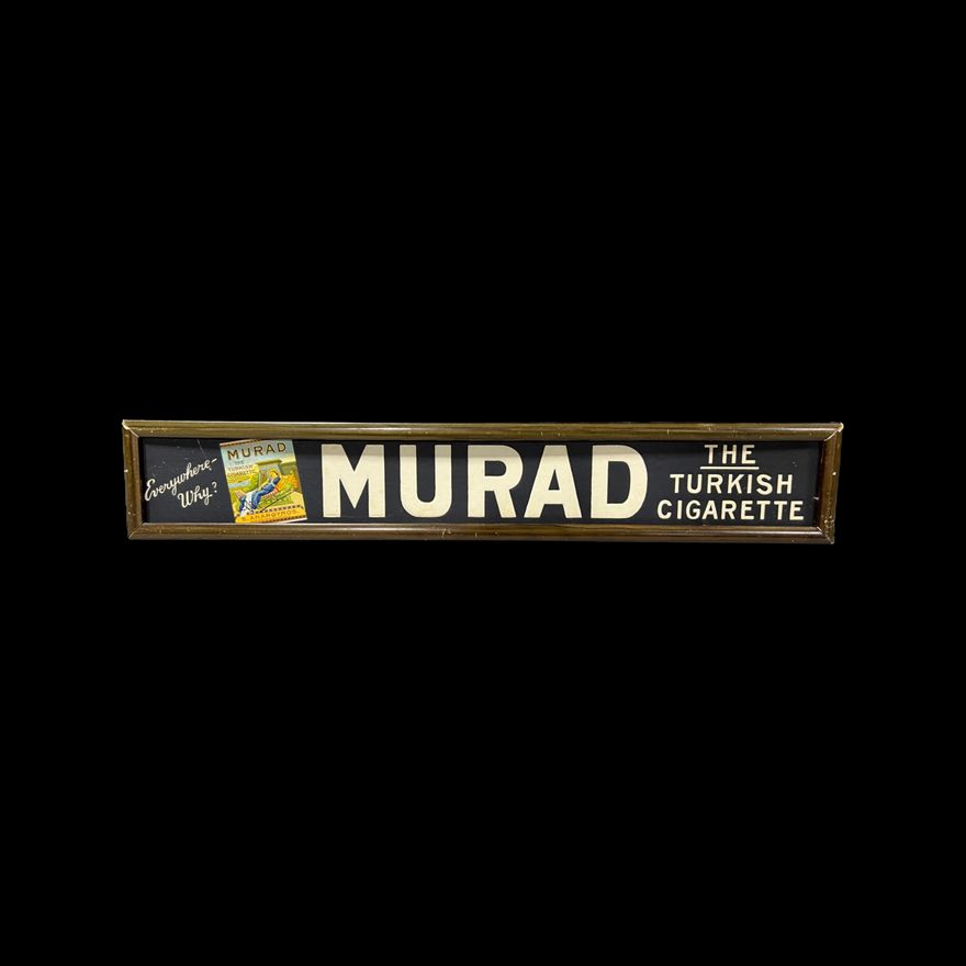 Murad Turkish Cigarette Tobacco Framed Sign