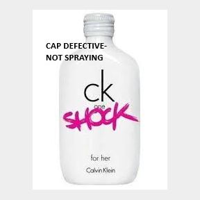 CK One Shock For Her Edt - 200ml (CAP DEFECTIVE-NOT SPRAYING) (Parallel Import)- Bar 3607342401860| 51747/2540 HV