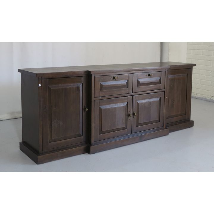 CORICRAFT OAK BREAKFRONT SIDEBOARD
