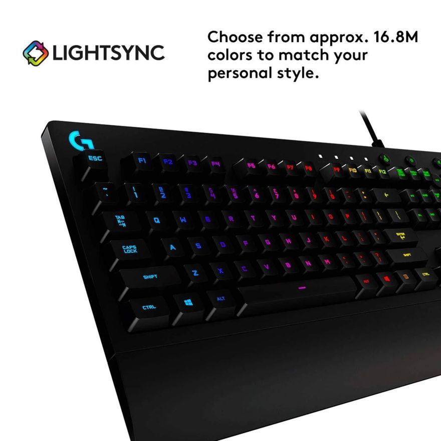 Logitech G613 Color Logitech G213 Prodigy Wired Gaming Keyboard with RGB Backlit Keys Black ...