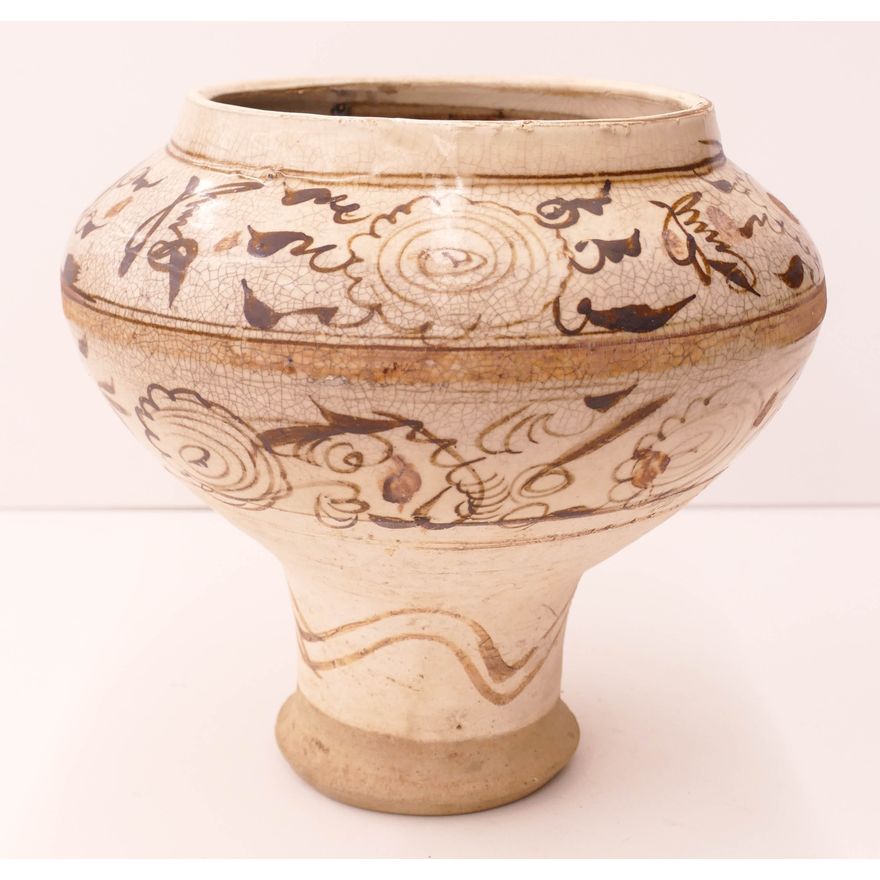 Chinese Yuan Cizhou Decorated Large Jar