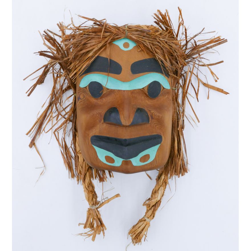 Jason Watts ''Haida Human Mask'' Cedar