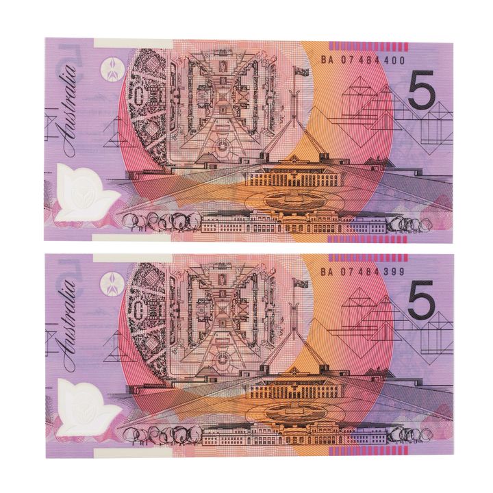First Prefix - Stevens/Henry, Five Dollar, 2007 Uncirculated