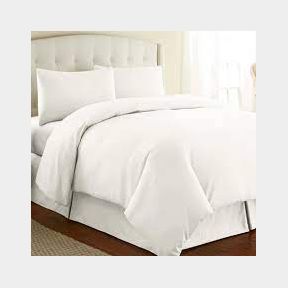 Lush Living - Duvet Comforter - Quilted Cover Set - 2 Pillow Cases - White - King-51464/1761-CE 4