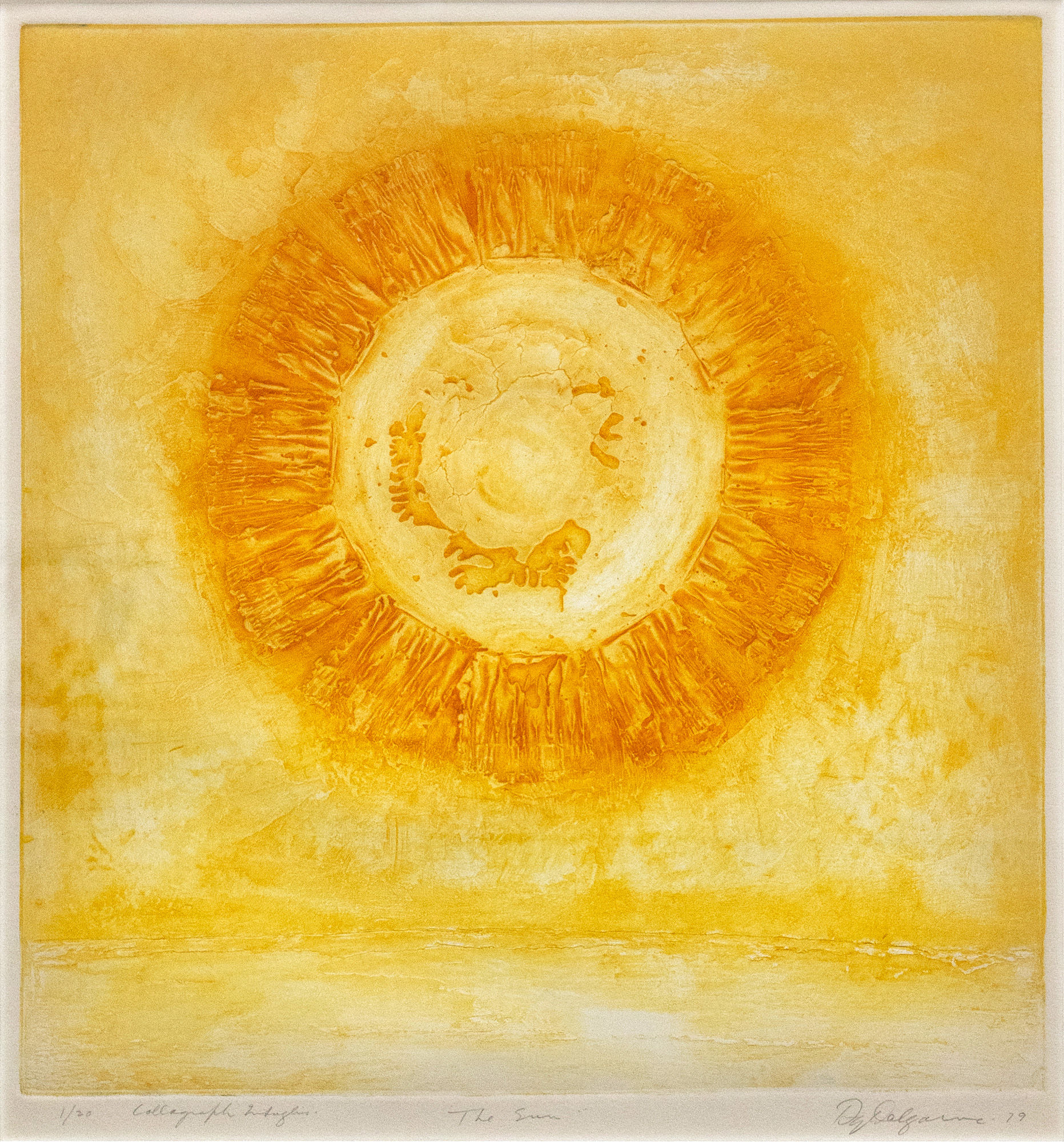 Roy Dalgarno 'The Sun' — sold at auction in New Zealand for $180