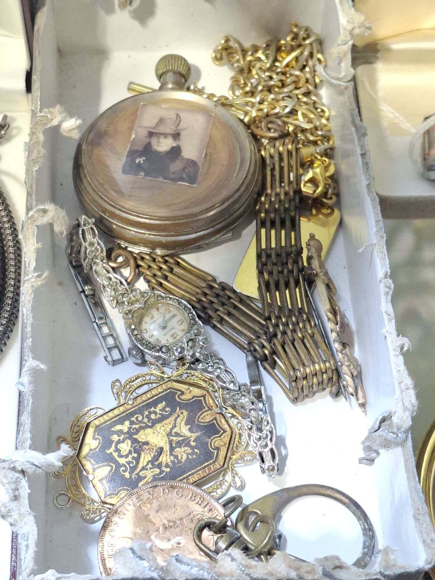 Antique Jewellery And Coin Keyring