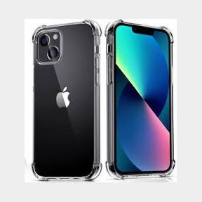 AfroTech iPhone 13 Clear Case Shockproof Phone Cover Bumper Pouch - Tech in Africa Bar 9902026055662- 51748/13924 SN B3 (S7)