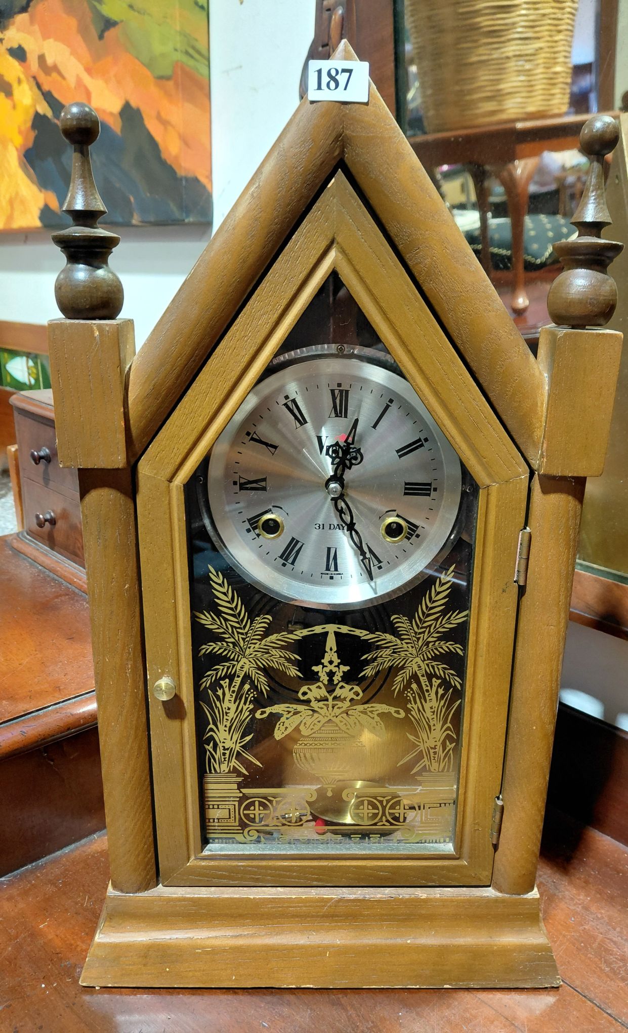 187 · MANTLE CLOCK