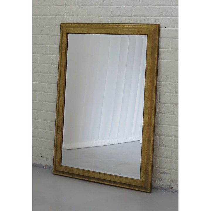 GILT FRAMED BEVELLED GLASS MIRROR