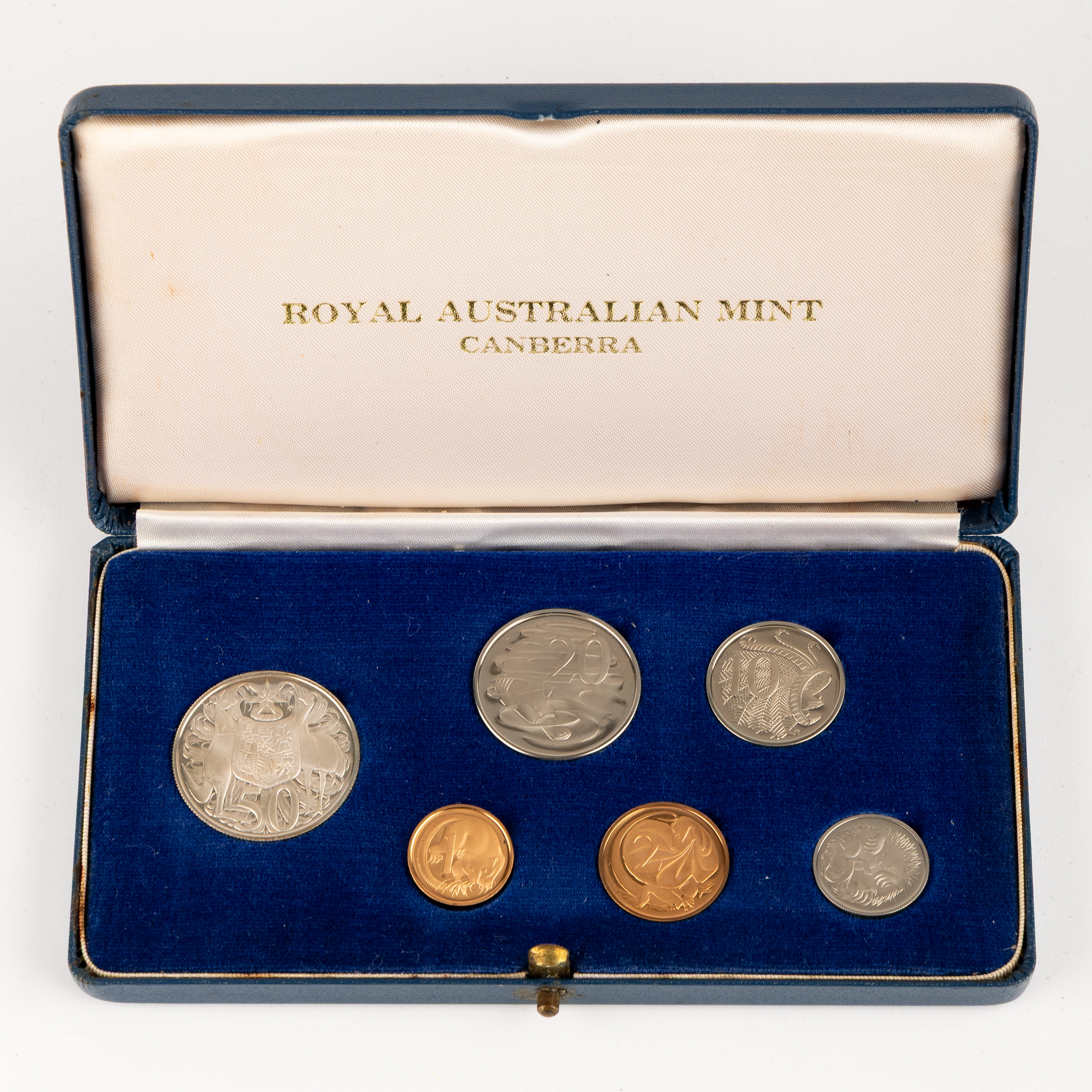 Elizabeth II, Commonwealth of Australia Branded, One Cent - Fifty Cents, 1966, FDC