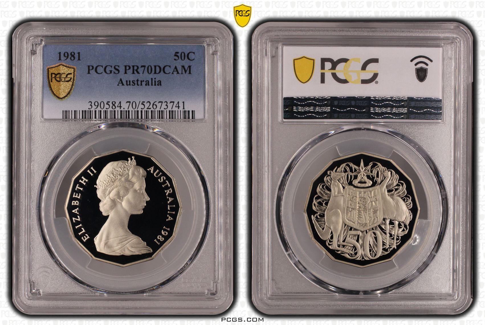 Fifty Cent, 1981, PCGS PR70DCAM