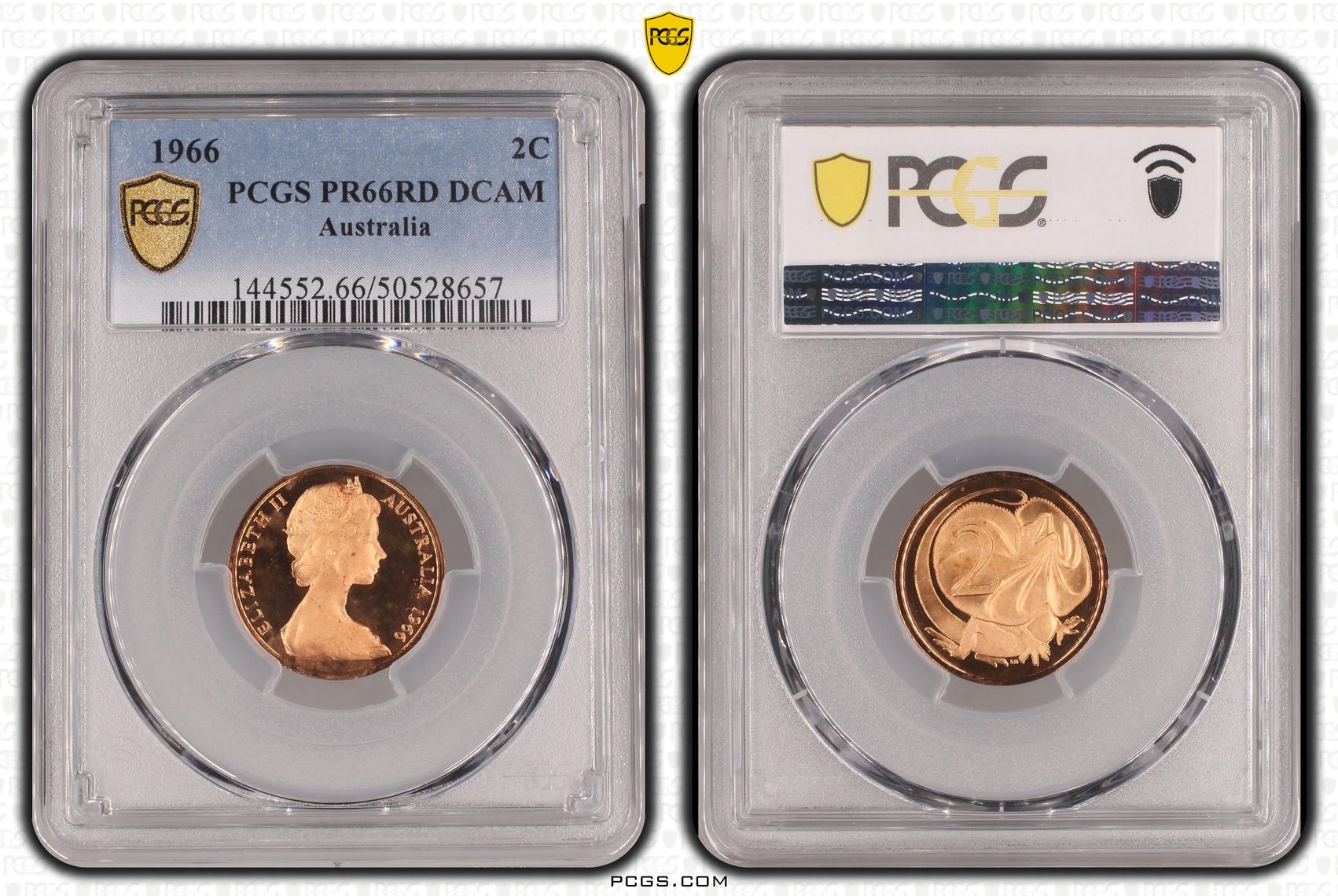 Two Cent, 1966, Pcgs Pr66dcam