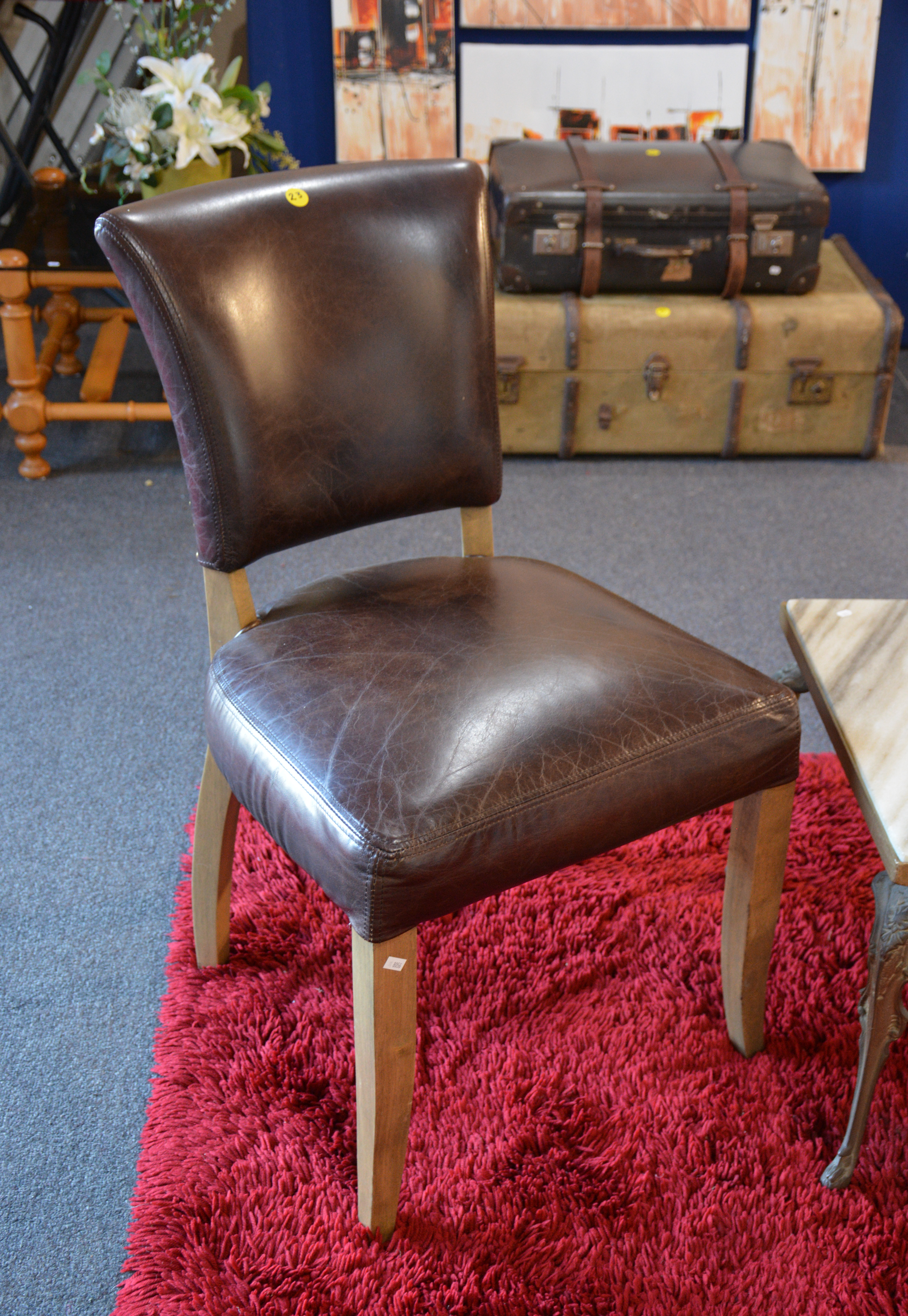 High Quality HALO Brand Leather Chair — NZ auction result