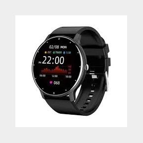 Smart Watch for Men and Women Stainless Steel and Silicone strap Rose Gold - Gold - Elegant- 51745/18966 SN B1 (S7)