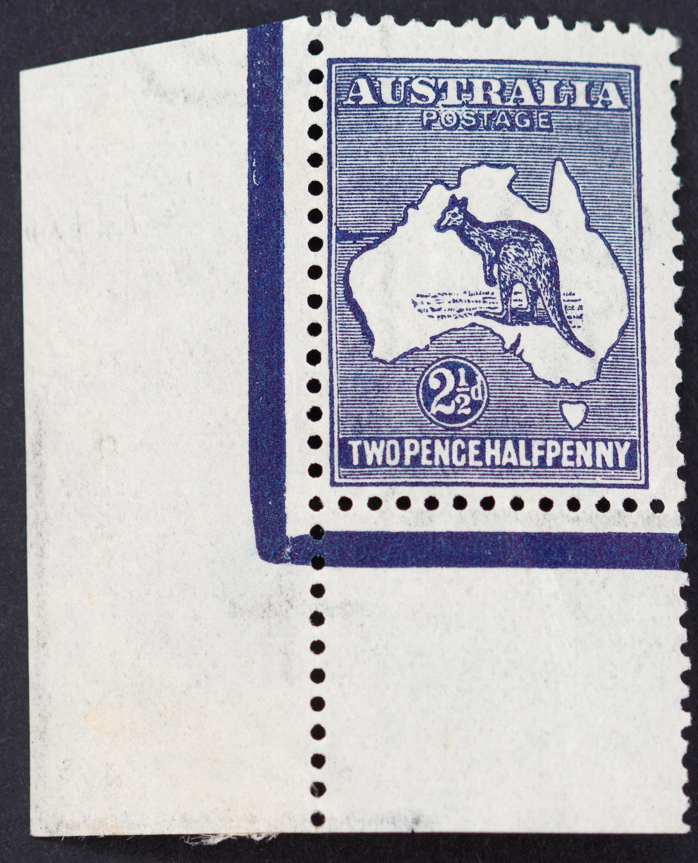 446 · Third Watermark, Twopence Halfpenny, 1915, Fine