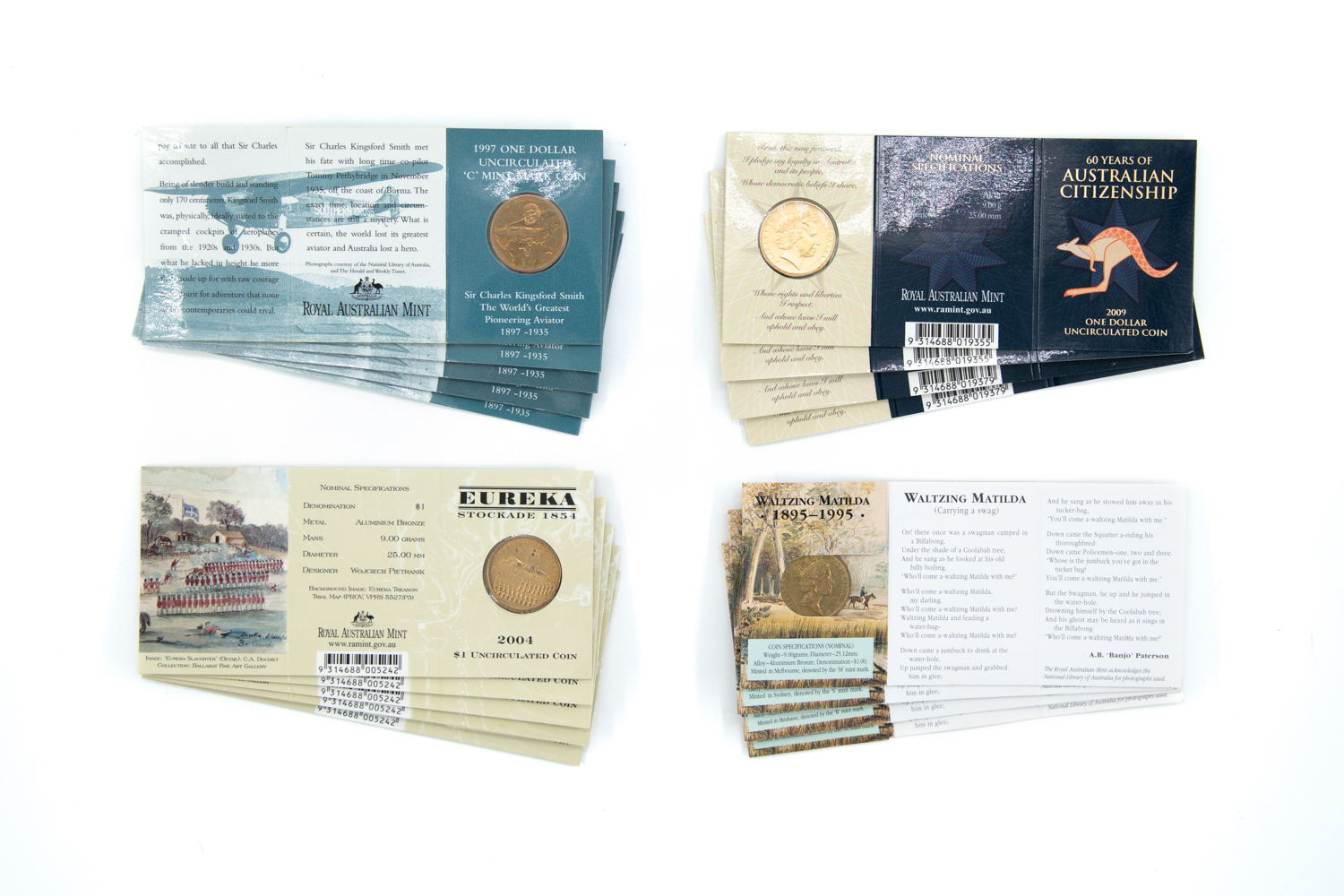 Elizabeth II, RAM Commemorative, One Dollar, 1995 - 2009, UNC