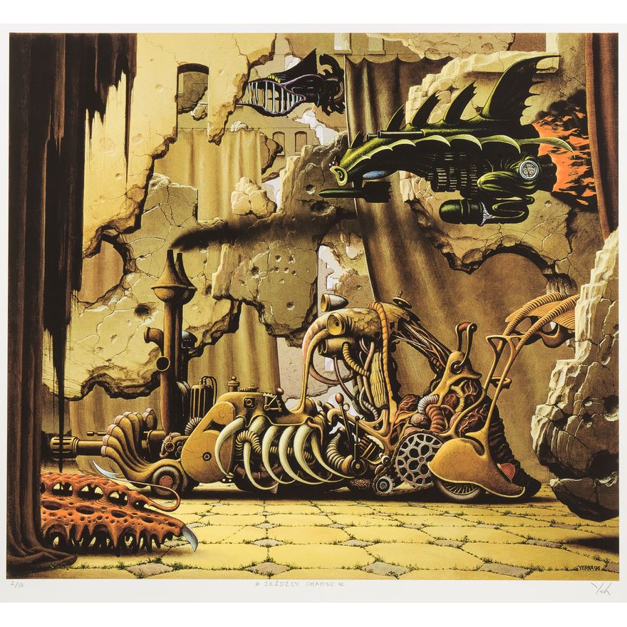 Jacek Yerka | Jeźdźcy chaosu, 1996 r.