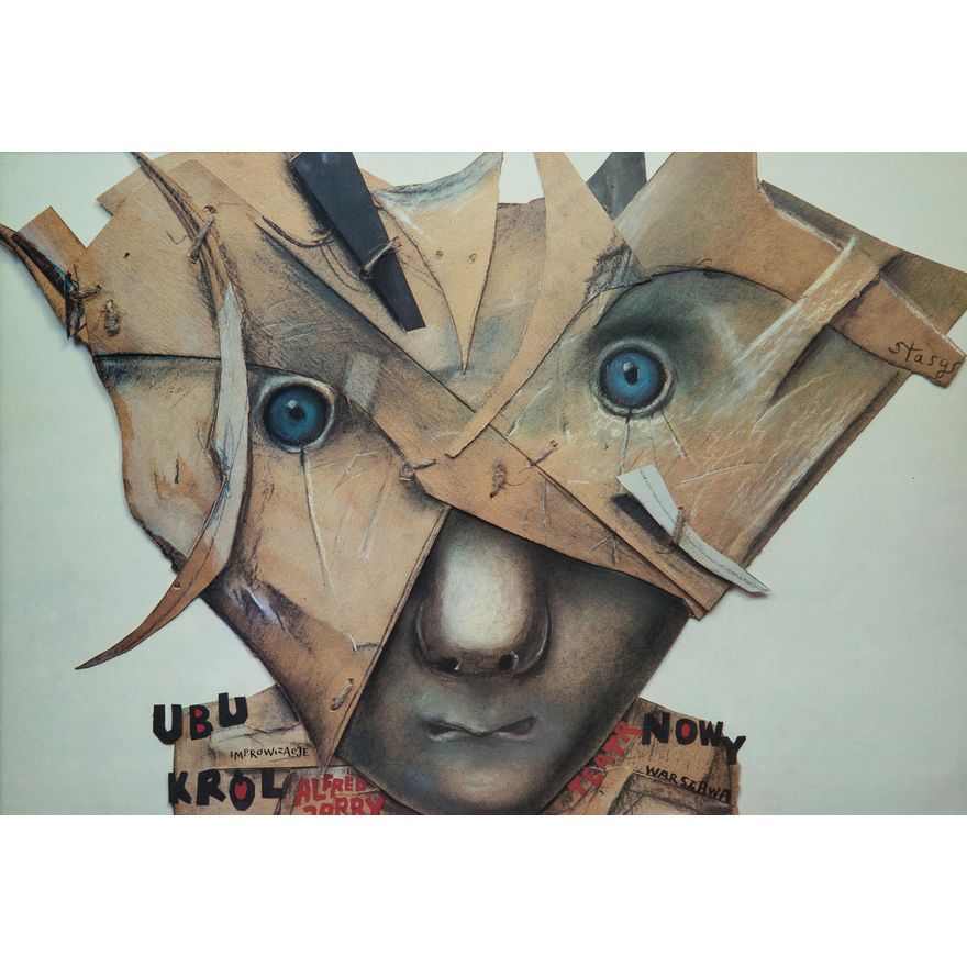 Stasys Eidrigevicius | Ubu król. Improwizacje-plakat, 1990