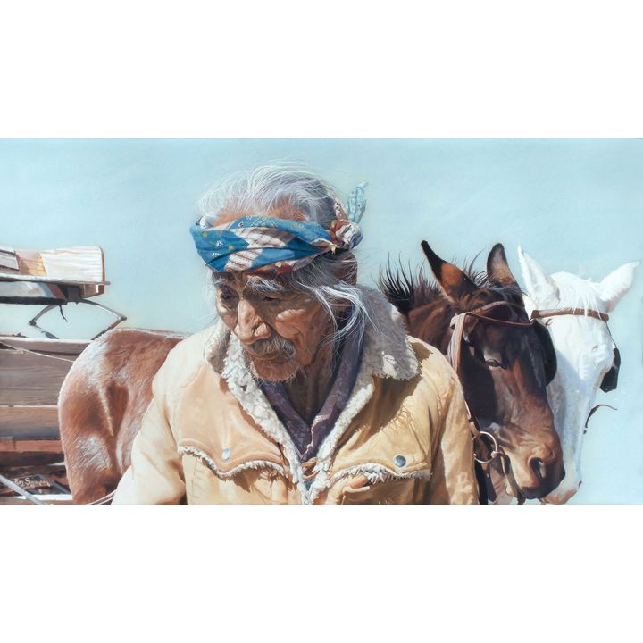 Navajo Farmer by Ray Swanson (1937-2004)