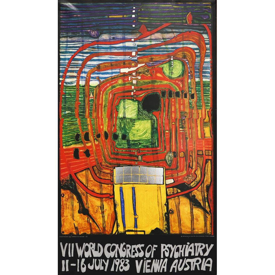 Poster for the 7th World Congress of Psychiatry