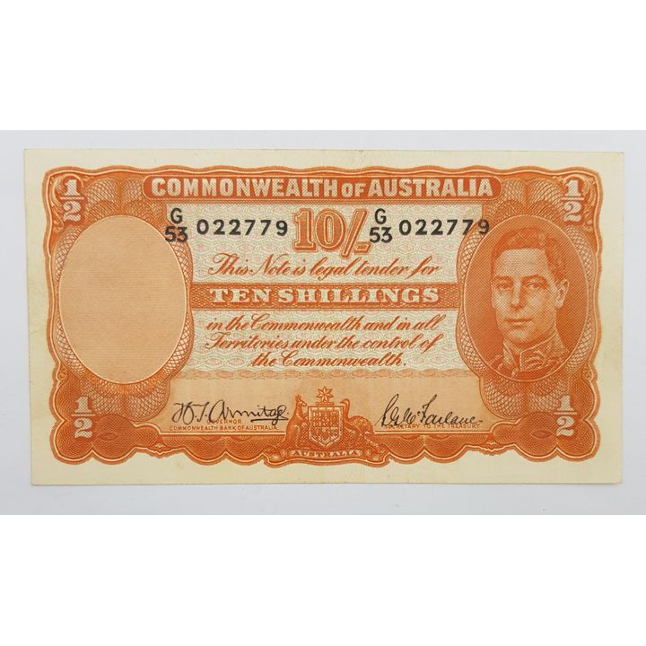 CoA A/M Ten Shilling Note