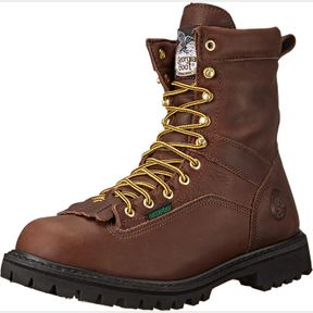 GEORGIA BOOT UNISEX-ADULT GEORGIA G8041 LOGGER BOOT-M MENS 8 GWP BOOT, SIZE 10W