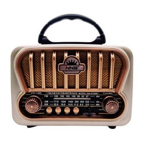 Bluetooth FM AM SW 3 Band Golden usb Rechargeable portable radio|