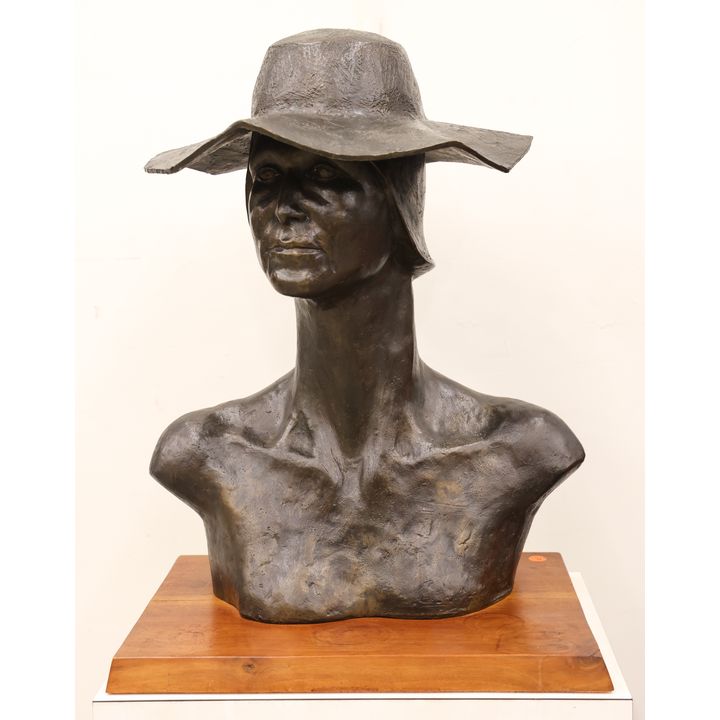 Phillip Levine ''Rachael'' 1974 Bronze Sculpture
