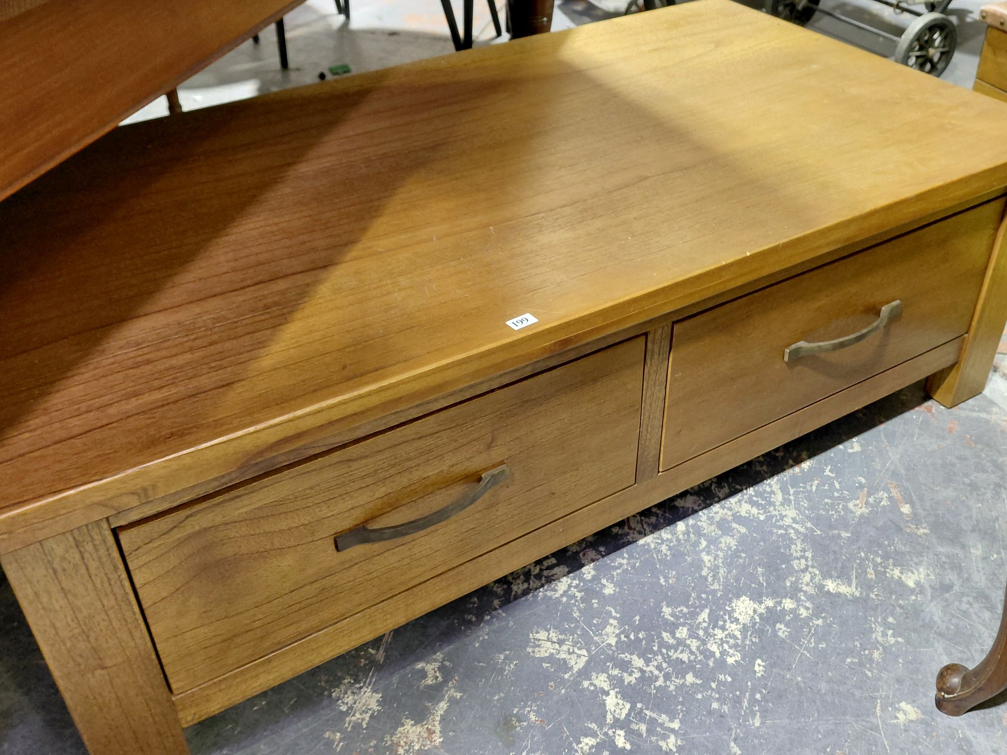 199 · MODERN TIMBER LOW BOY COFFEE TABLE